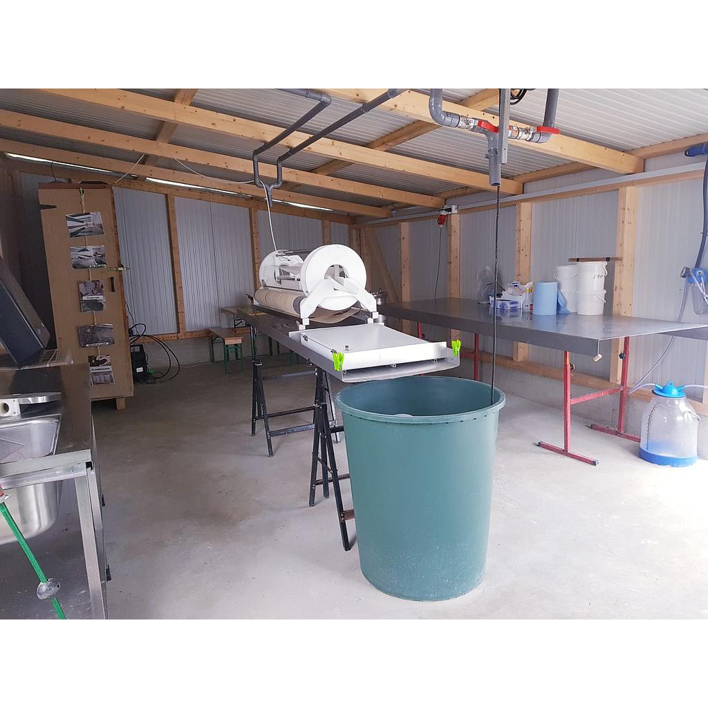 Visite de la production de spiruline